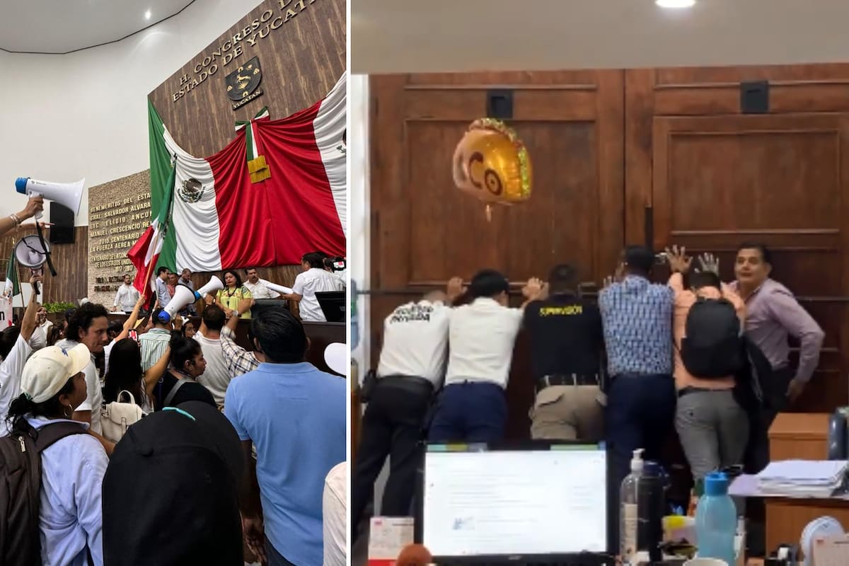 VIDEOS: Manifestantes irrumpen en Congresos estatales contra reforma judicial aprobada por el Senado