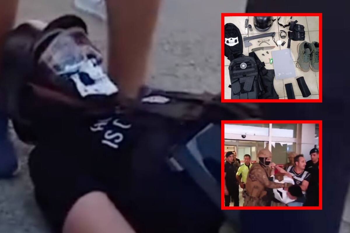 Turco vestido de personaje de videojuego y símbolos nazis acuchilla a varias personas en una mezquita