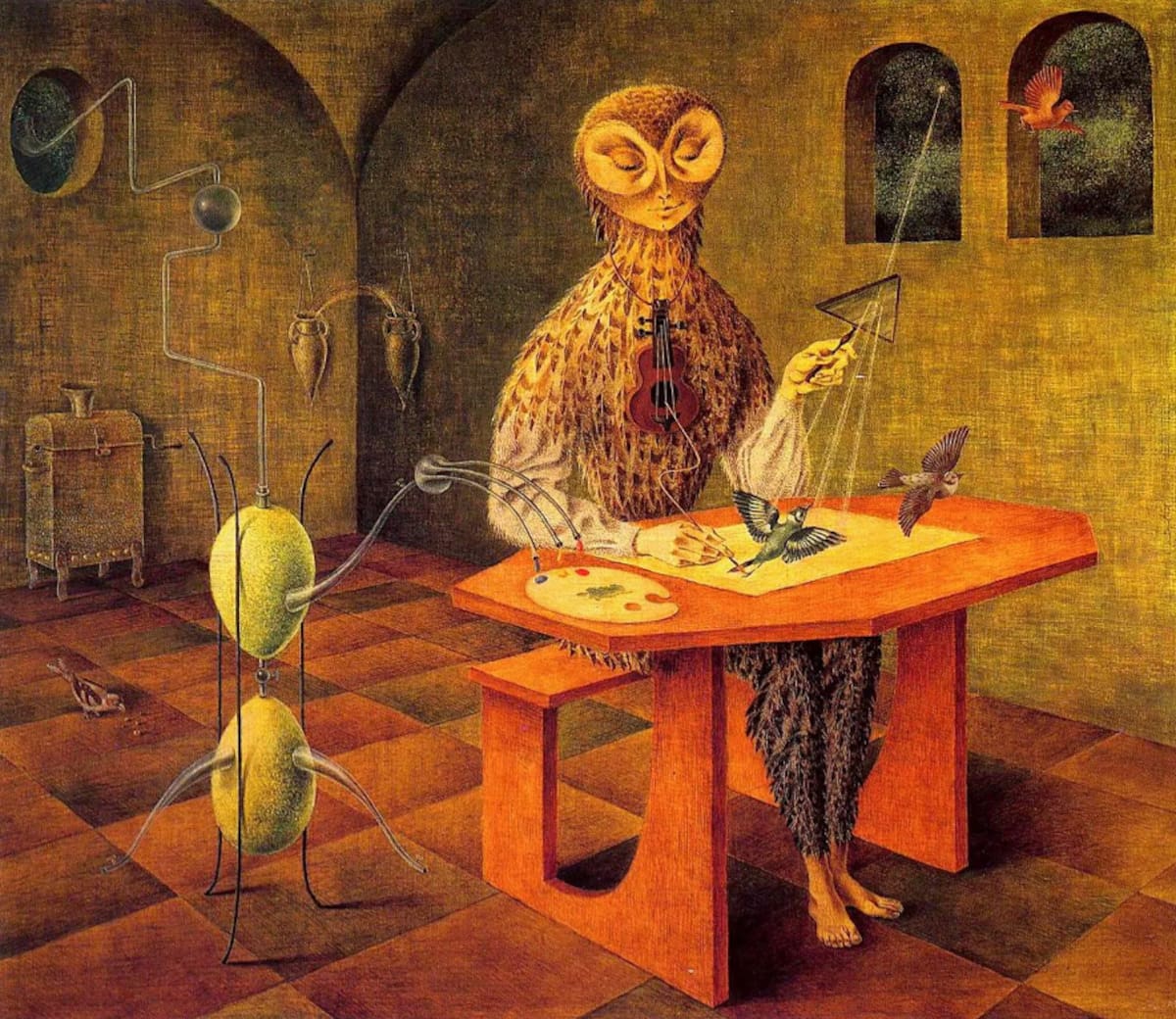 La creación de las aves. / Remedios Varo.