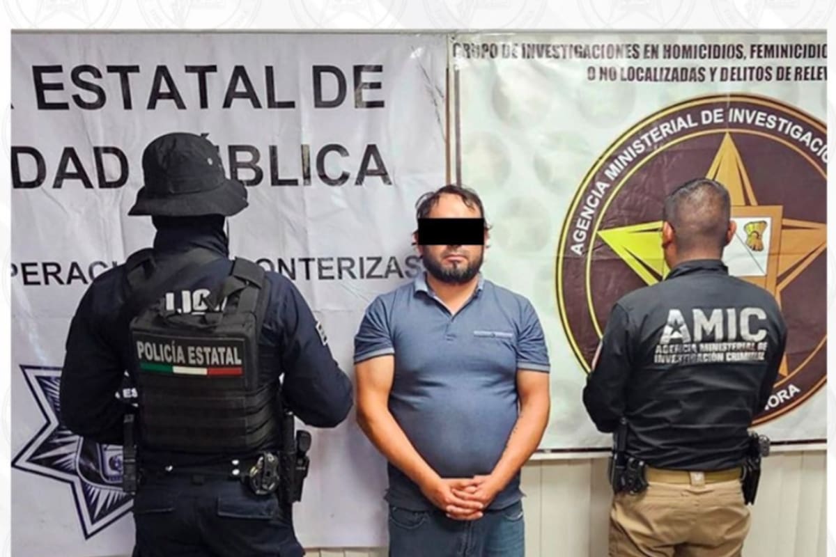 Lo siguieron desde Arizona y lo capturaron en Sonora; lo acusan de intentar matar a dos hombres con un machete