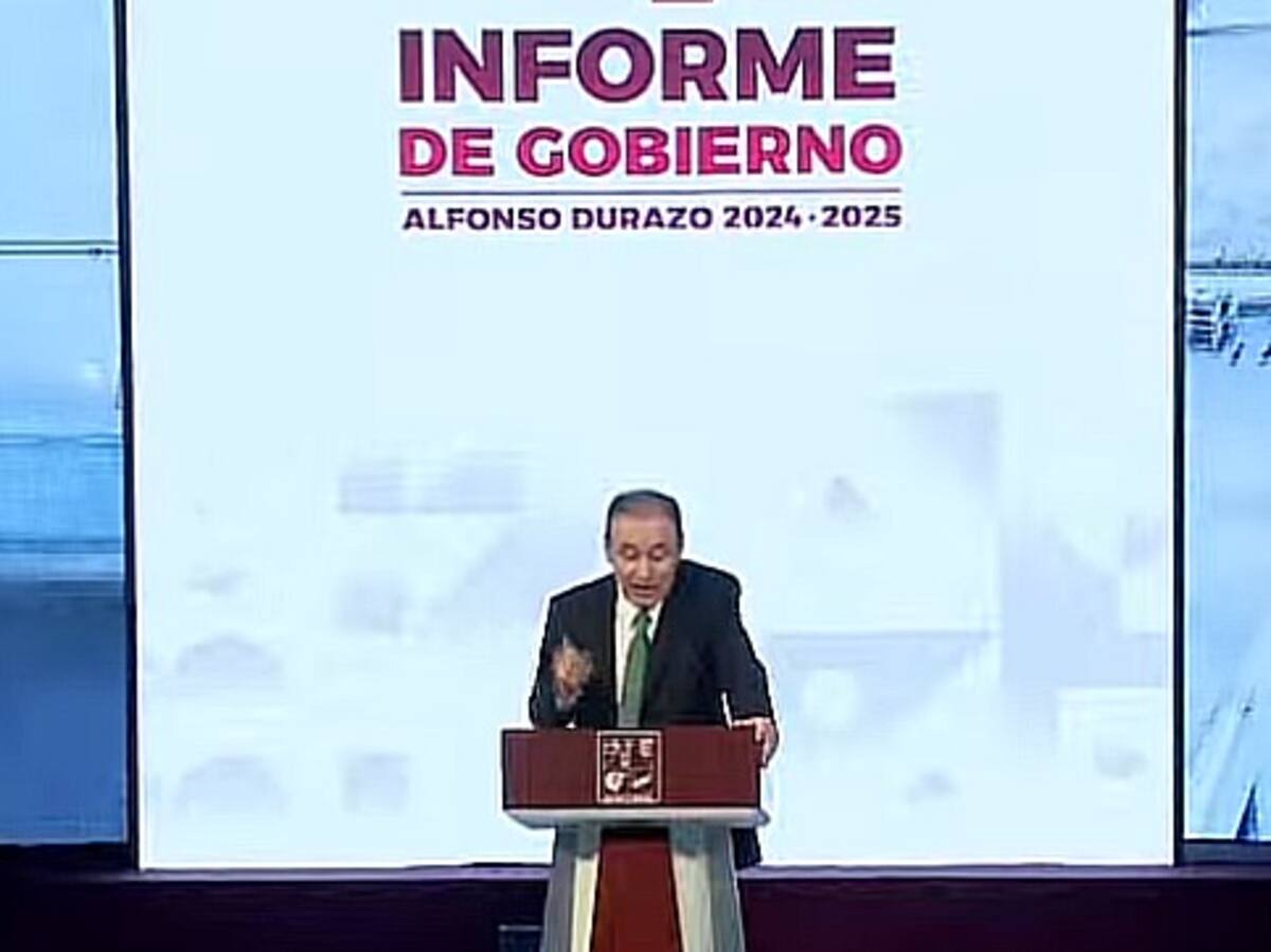 Alfonso Durazo en su cuarto informe de Gobierno / Especial