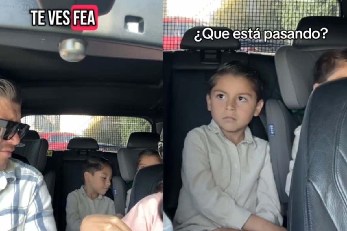 “Te ves fea, no me gusta”: hombre critica a su esposa y su pequeño hijo la defiende desde el asiento trasero