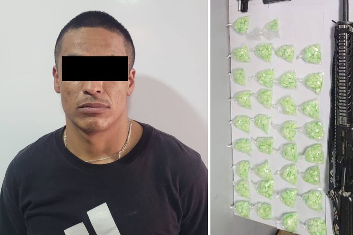 Policía Municipal captura a hombre armado y con droga en Tijuana