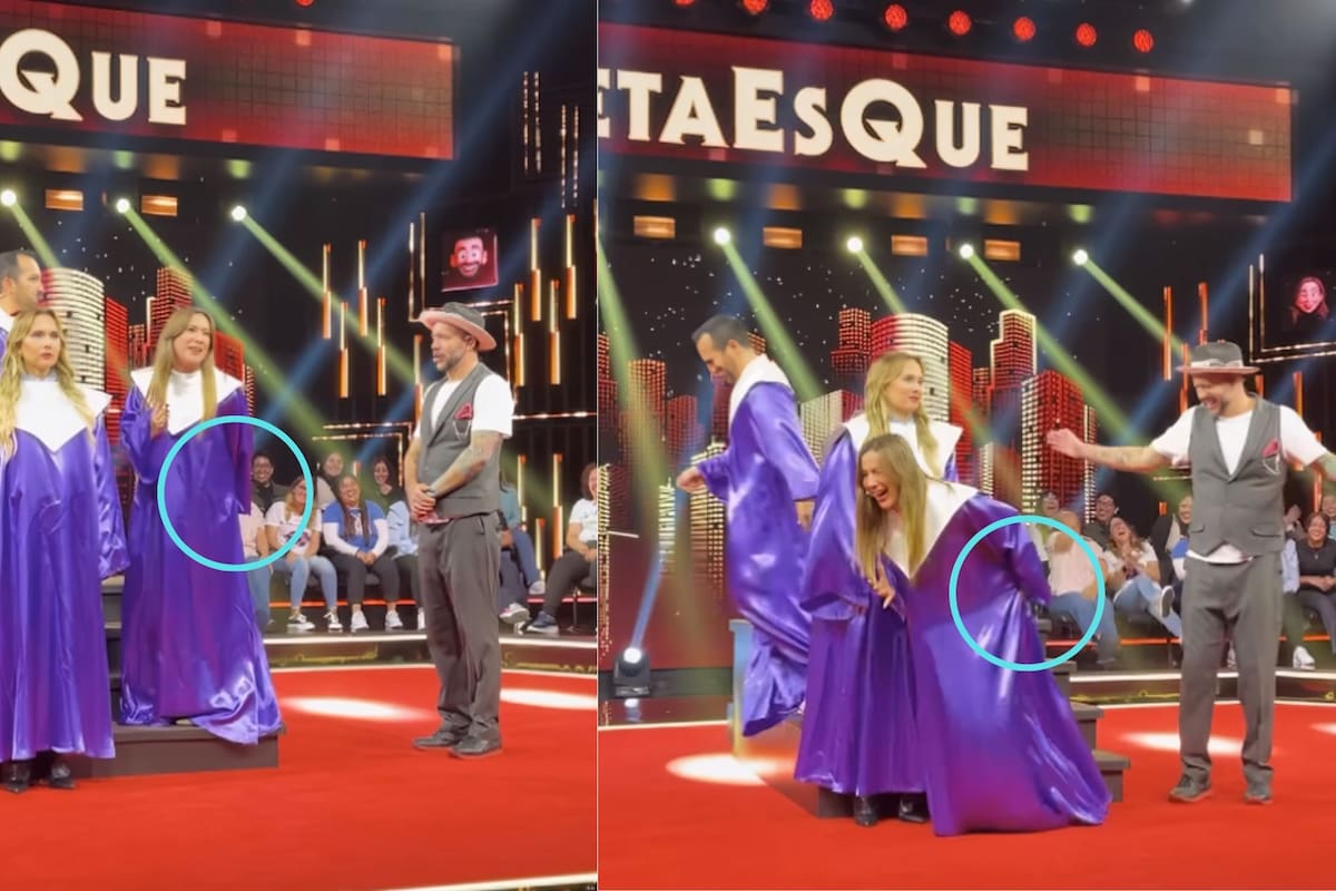 Conductora de “Me caigo de Risa” sufre penoso incidente en pleno programa en vivo