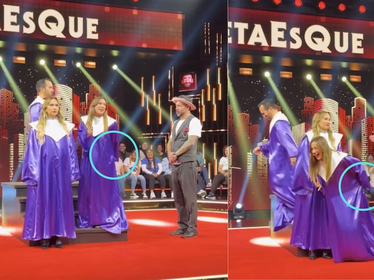 Conductora de “Me caigo de Risa” sufre penoso incidente en pleno programa en vivo