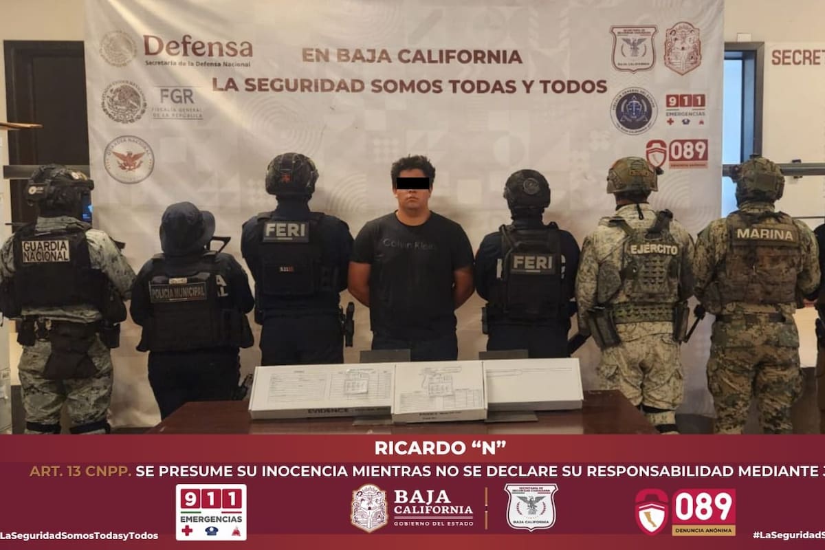 Aseguran armas y detienen a un hombre en operativo Cóndor II en Tecate