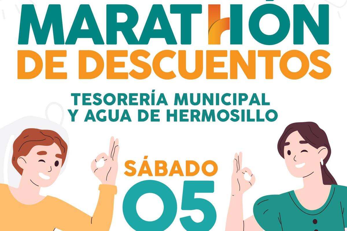 Gobierno de Hermosillo anuncia “Maratón de Descuentos” en agua y predial