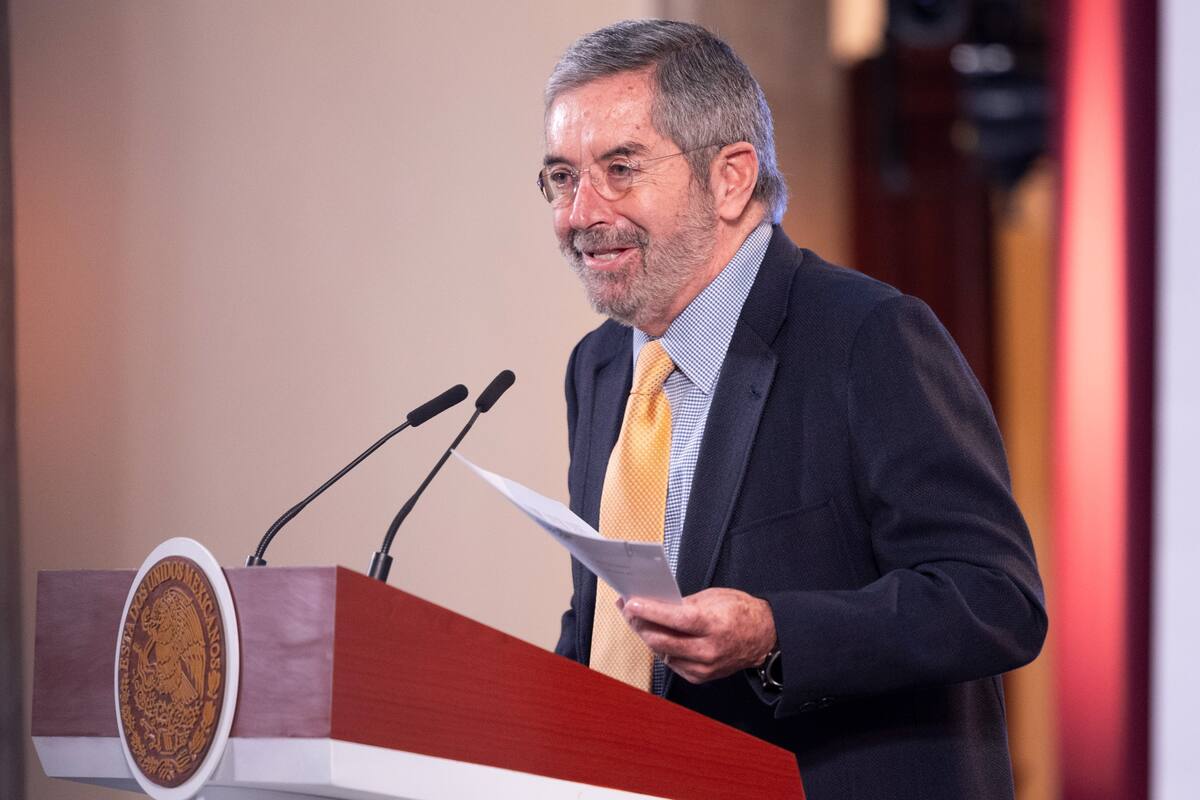 Juan Ramón de la Fuente, el secretario de Relaciones Exteriores de México. | Crédito: Presidencia