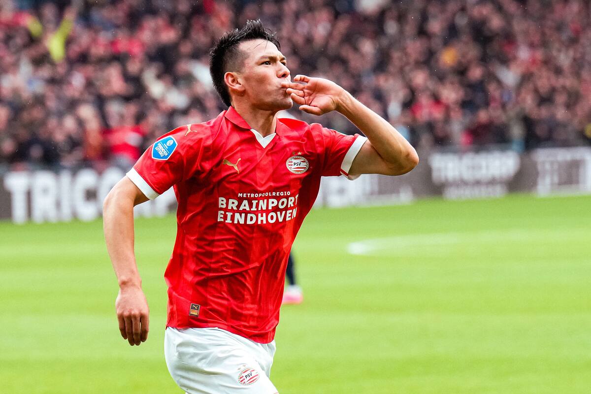 Gol del 'Chucky' en el PSV. Foto: Archivo G/H