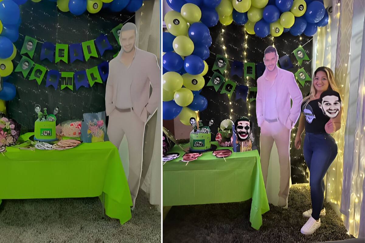 Mujer celebra su cumpleaños con fiesta inspirada en Adrián Marcelo