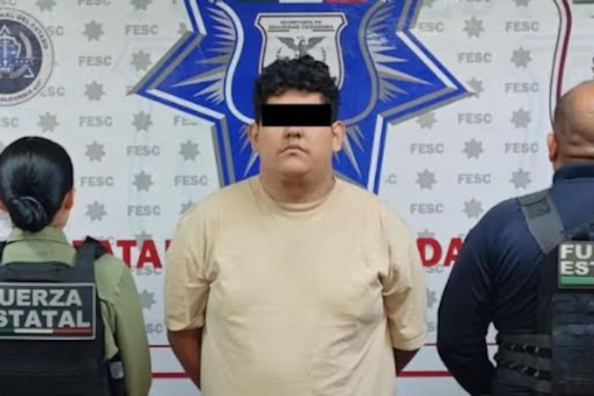 Detienen a presunto operador de cobro de piso ligado a grupo criminal en el Valle de Mexicali