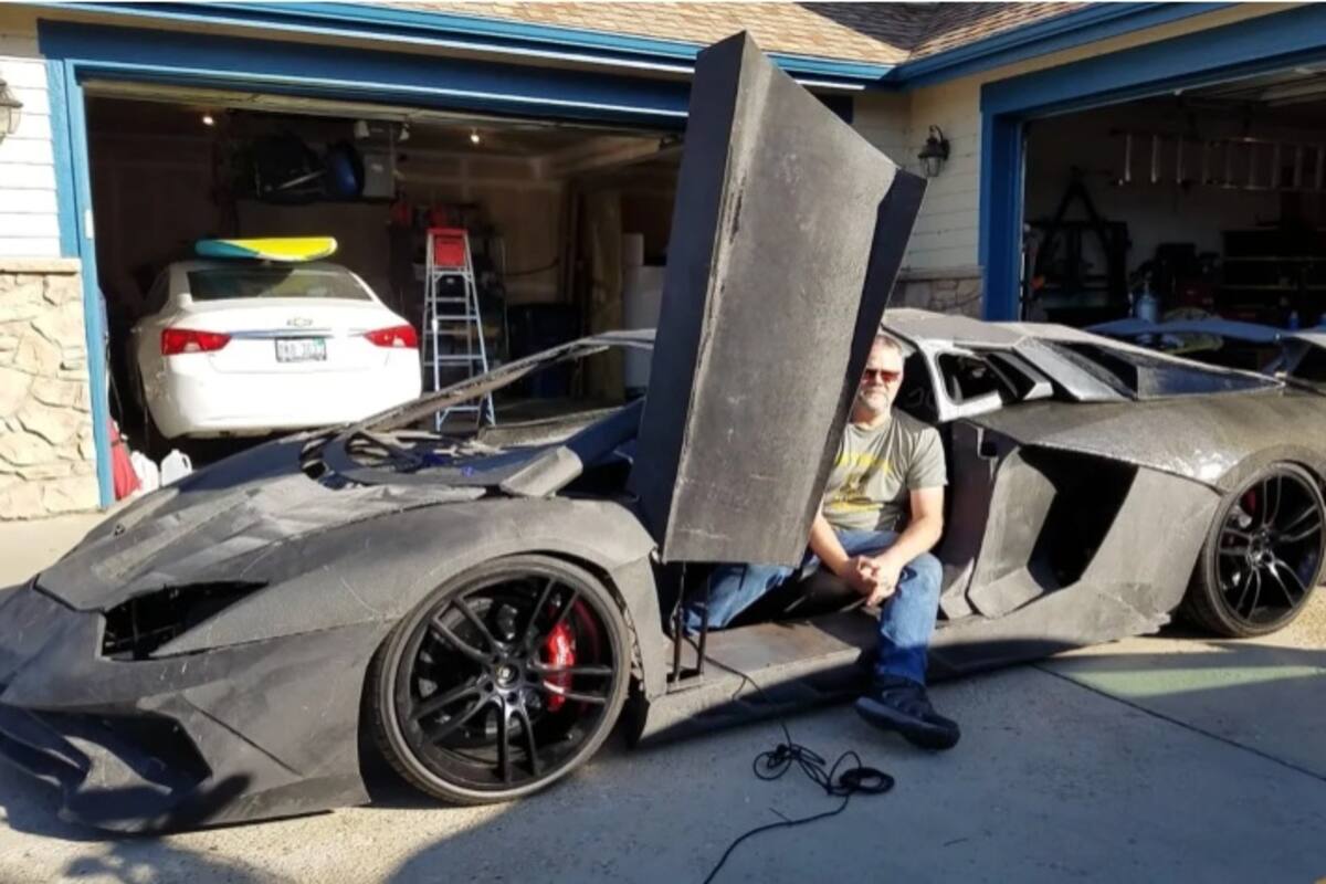 Padre e hijo de 11 años imprimen un Lamborghini Aventador en 3D
