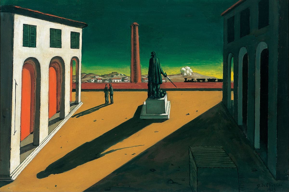 Cuando el tiempo se detiene en una plaza, el arte enigmático de Giorgio de Chirico