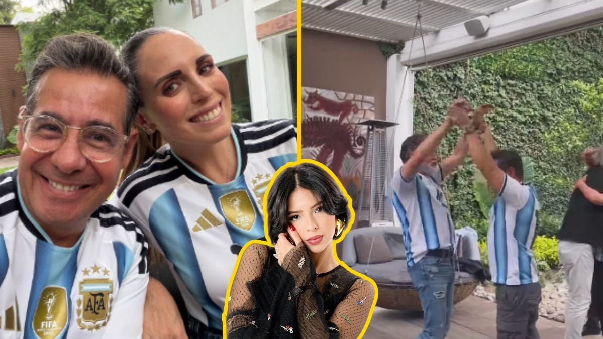 “25% Argentino”: Yordi Rosado festeja junto a Juan Soler el triunfo de Argentina contra Inglaterra y en redes lo comparan con Ángela Aguilar