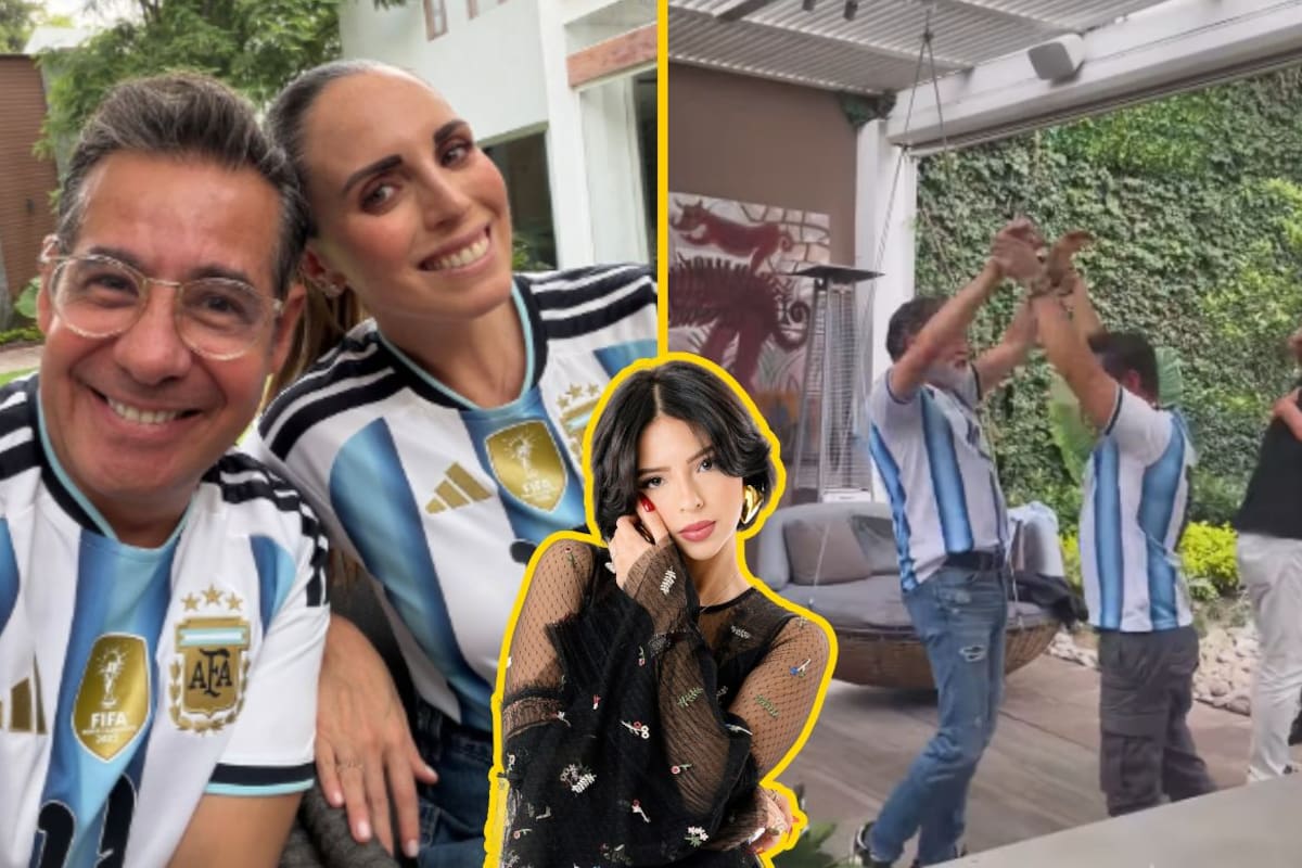 “25% Argentino”: Yordi Rosado festeja junto a Juan Soler el triunfo de Argentina contra Inglaterra y en redes lo comparan con Ángela Aguilar