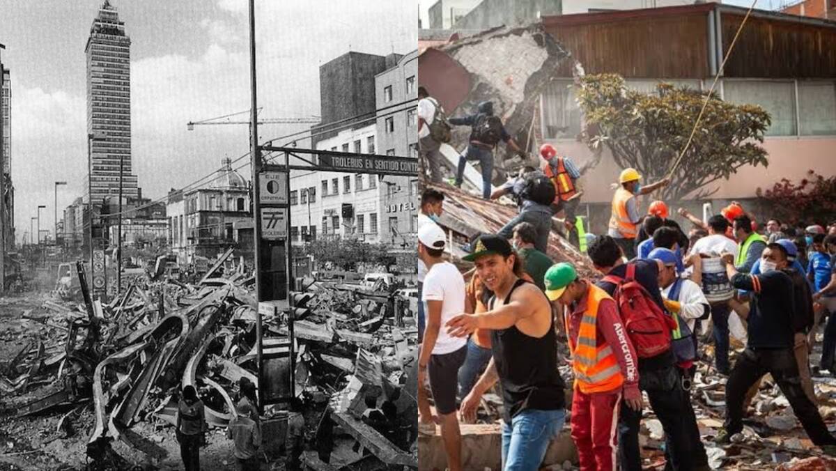 México conmemora los sismos de 1985, 2017 y 2022. Foto: X de Extra de Morelos
@ExtraMorelos