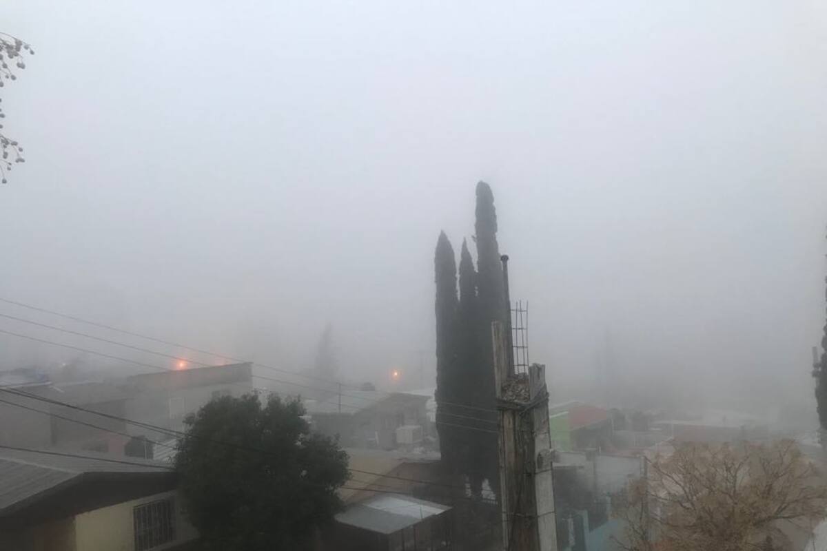 Amanece Nogales a 5 grados y con neblina