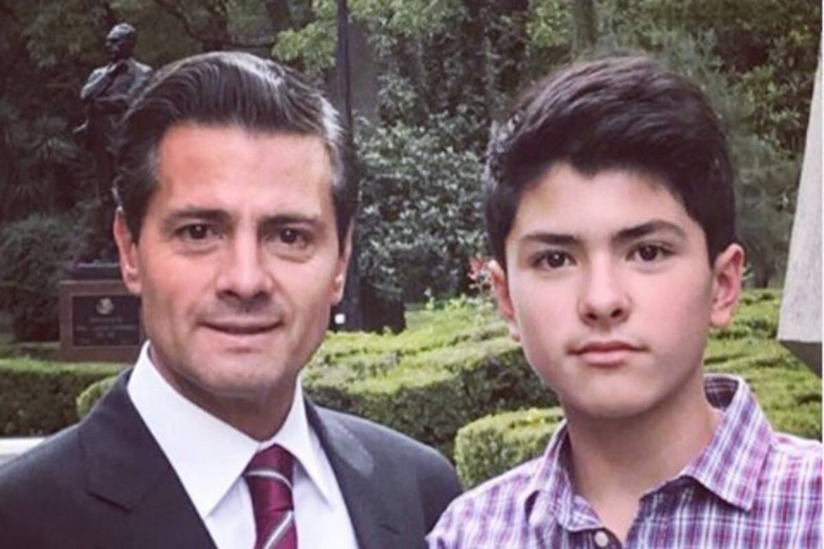 FOTO: Reaparece hijo menor de Peña Nieto que tuvo fuera del matrimonio