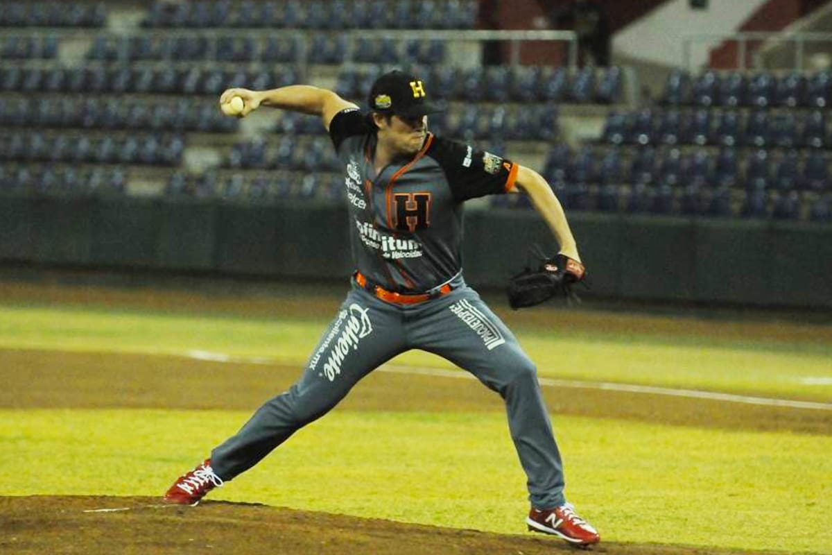 El norteamericano de los Naranjeros, Robert Stock obtuvo su séptimo triunfo de la campaña al vencer a los Mayos 7-2 (temporada 2024). | Foto: Cortesía