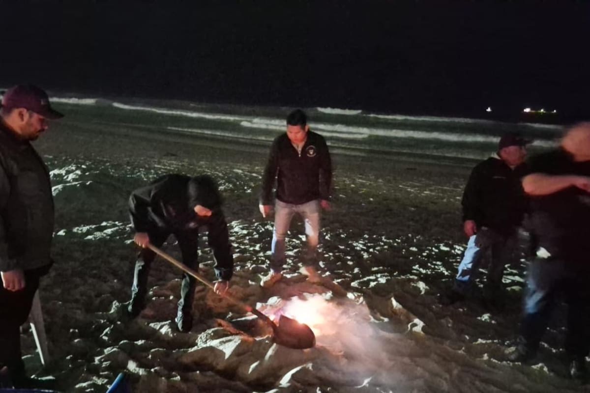 Operativo en playas de Rosarito termina con diez detenidos; refuerzan vigilancia contra fogatas y asentamientos irregulares