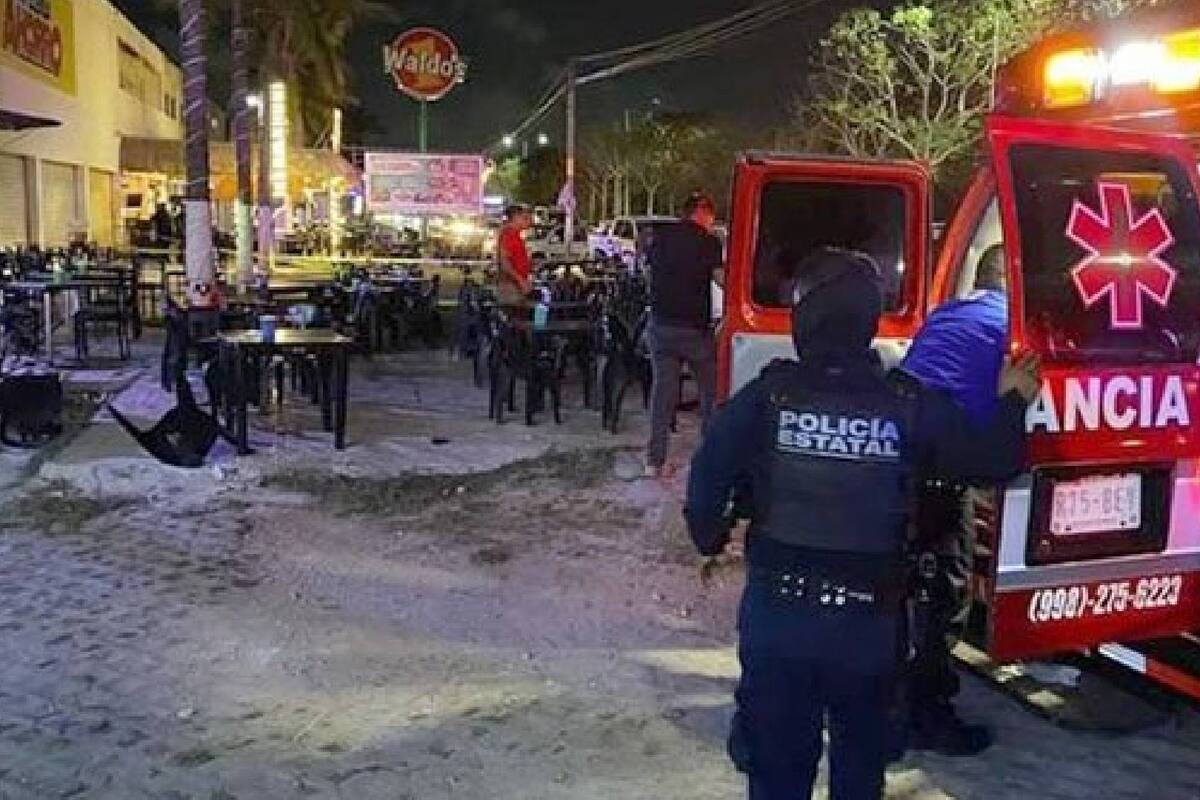 Un muerto y seis heridos tras tiroteo en bares de Cancún