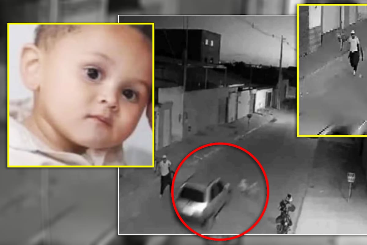 VIDEO IMPACTANTE: Bebé de un año es atropellado mientras jugaba con su familia en la calle por carro a toda velocidad; el conductor huyó, pero se entregó a la policía y fue liberado