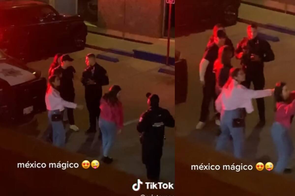 VIRAL: Joven saca a bailar a policía luego de que la patrulla llegara a su fiesta