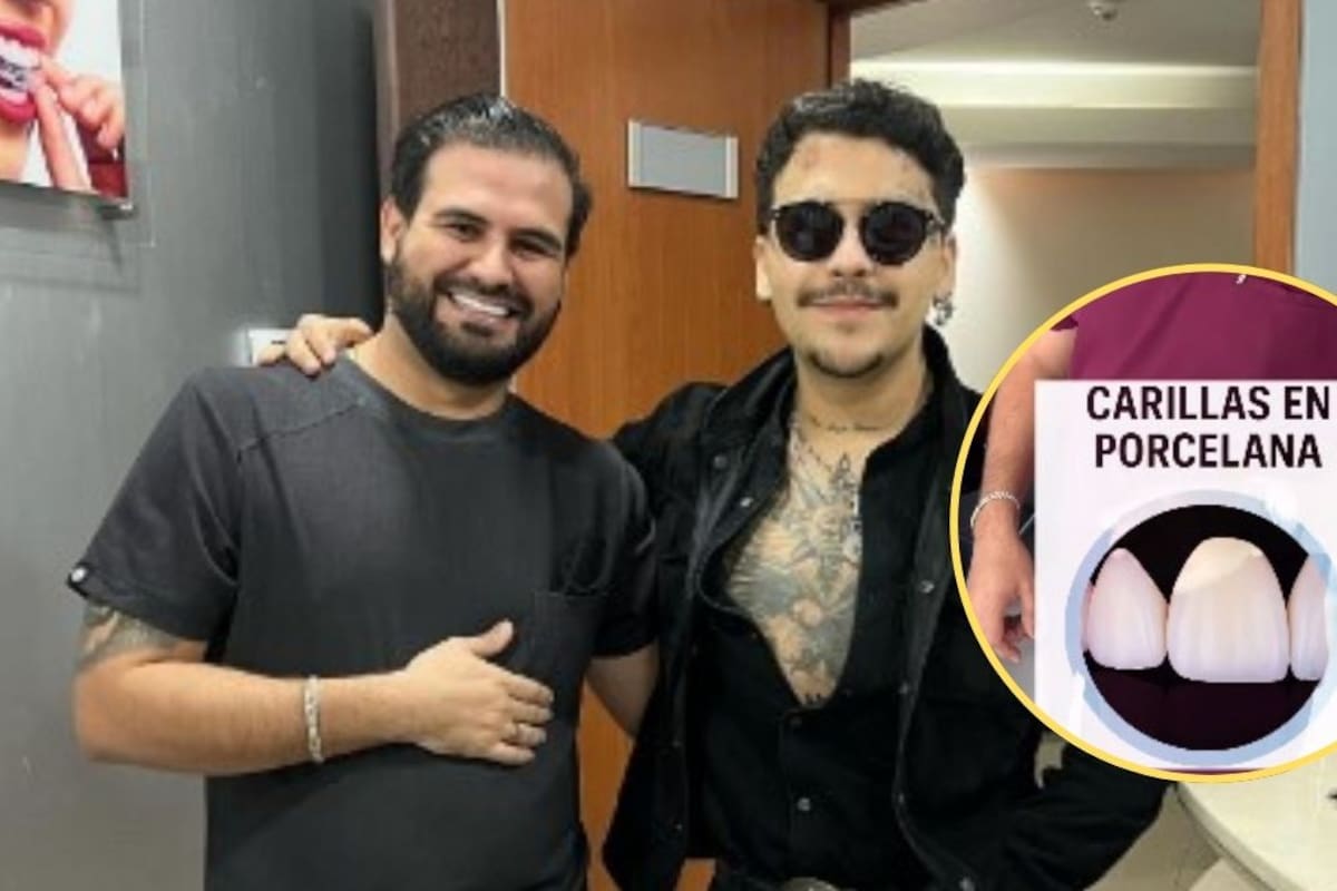 Dentista revela que Christian Nodal gastó casi 200 mil pesos en su nueva sonrisa
