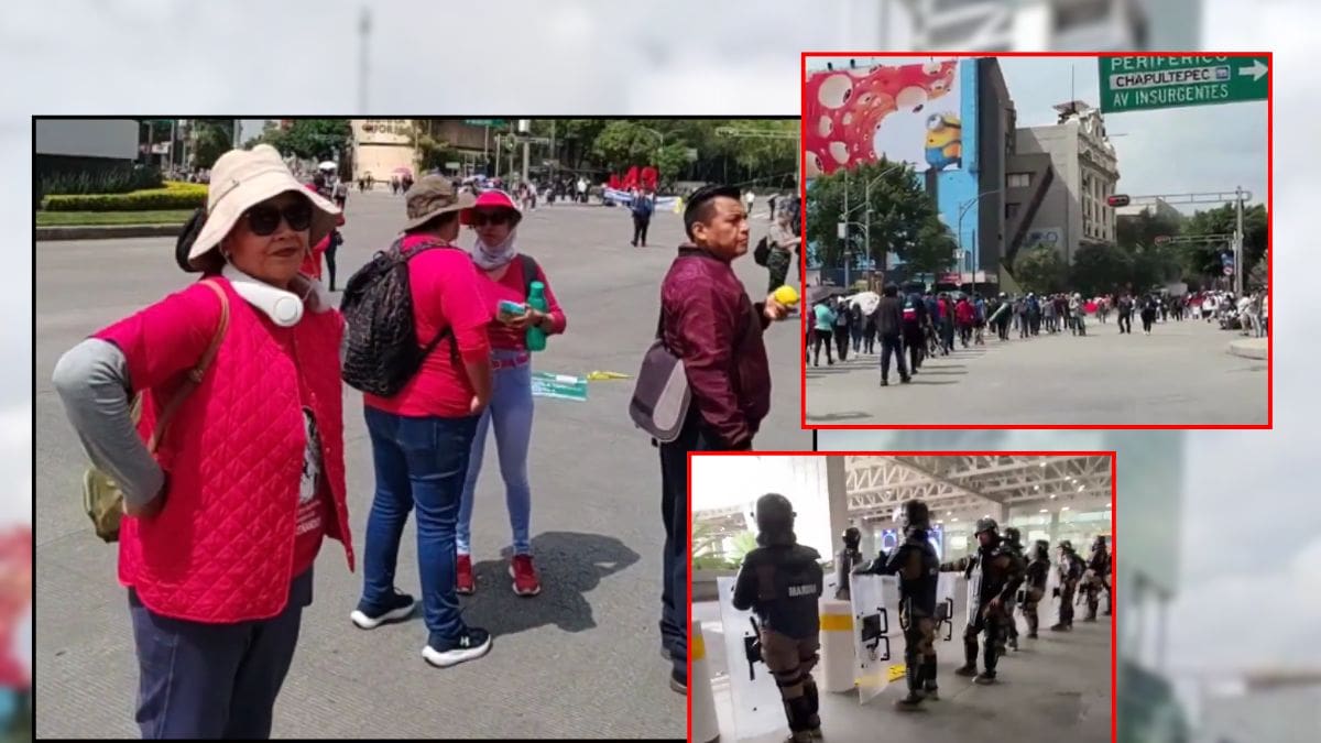 CNTE mantiene protestas afuera de la Segob y en Paseo de la Reforma a un día del Mundial 2026 mientras retoma diálogo con autoridades federales