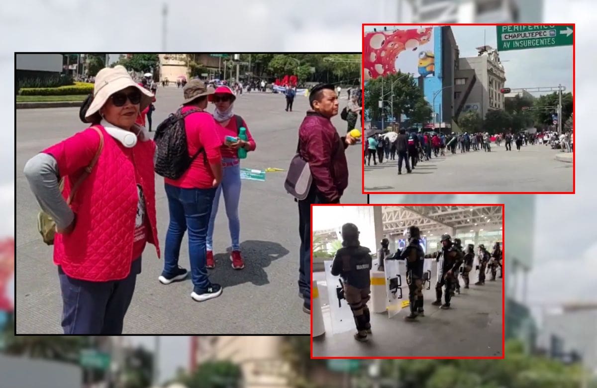 CNTE retoma diálogo con Segob y mantiene bloqueos antes de la inauguración del Mundial 2026. | Foto: Especial GH.