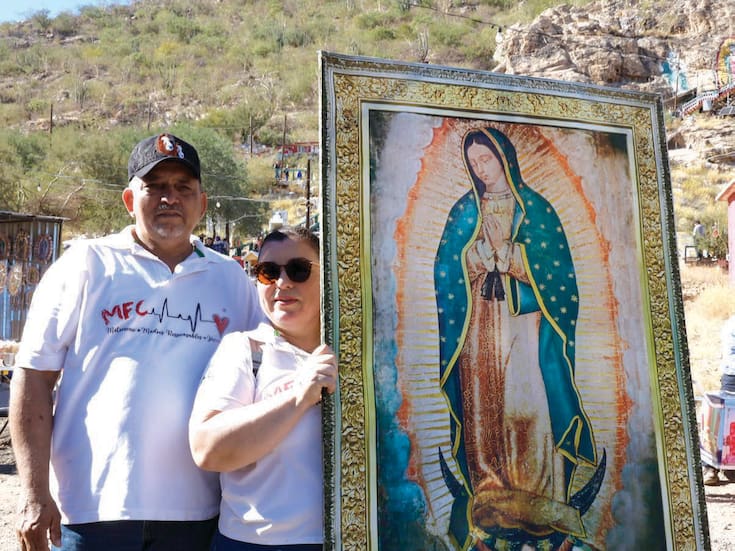 Hermosillenses elevan oraciones de agradecimiento a la Virgen de Guadalupe