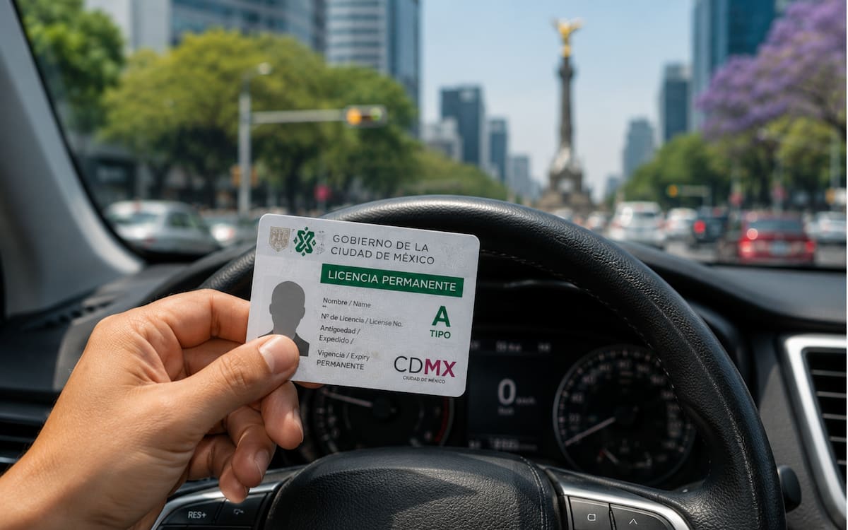 Licencia permanente CDMX cuesta $1,500 y puede tramitarse hasta el 31 de diciembre de 2026, pero estas conductas pueden hacerle perderla. Foto: EspecIAl
