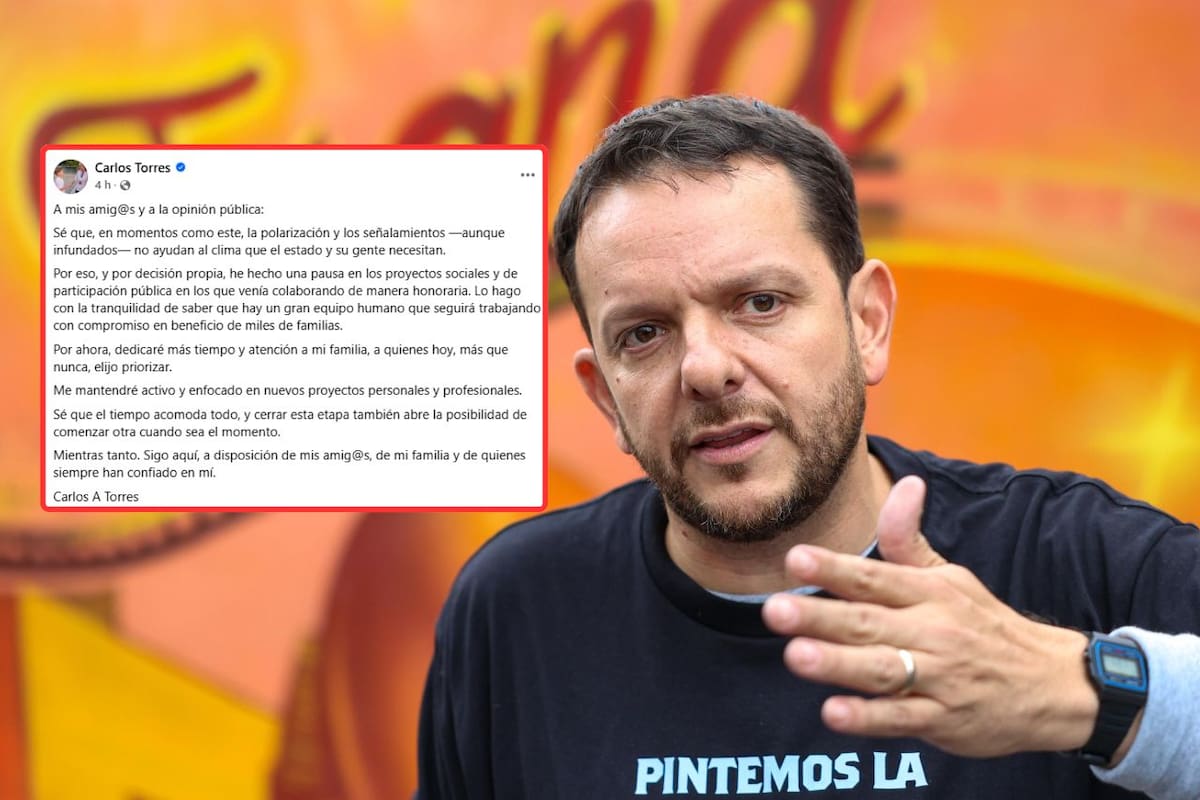 Carlos Torres se separa de cargos en el Gobierno