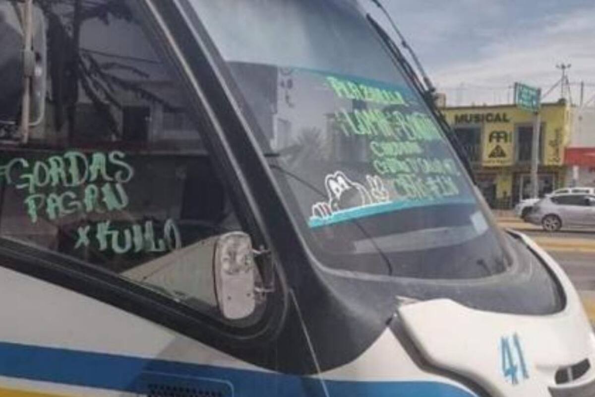 Tras decir que "gordas pagan por kilo", multan a chofer de camión en Durango