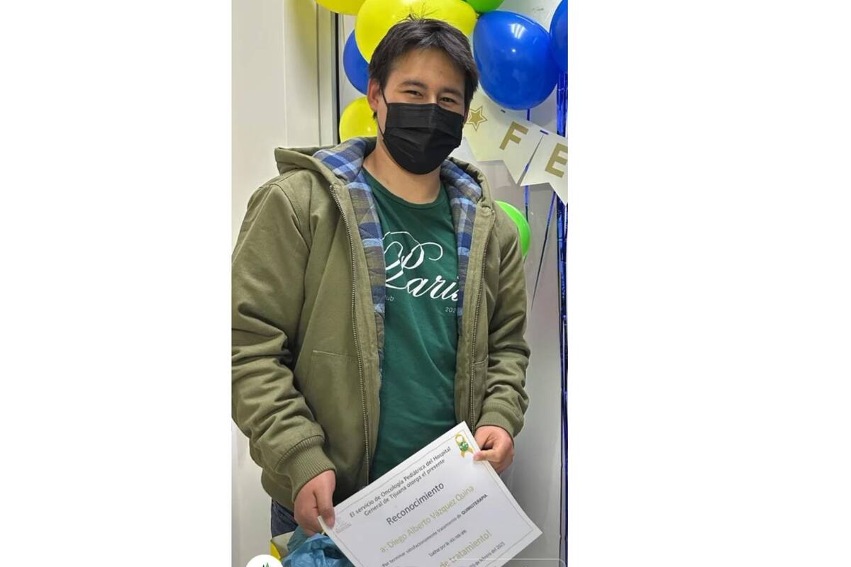 Festeja Diego vencer el cáncer