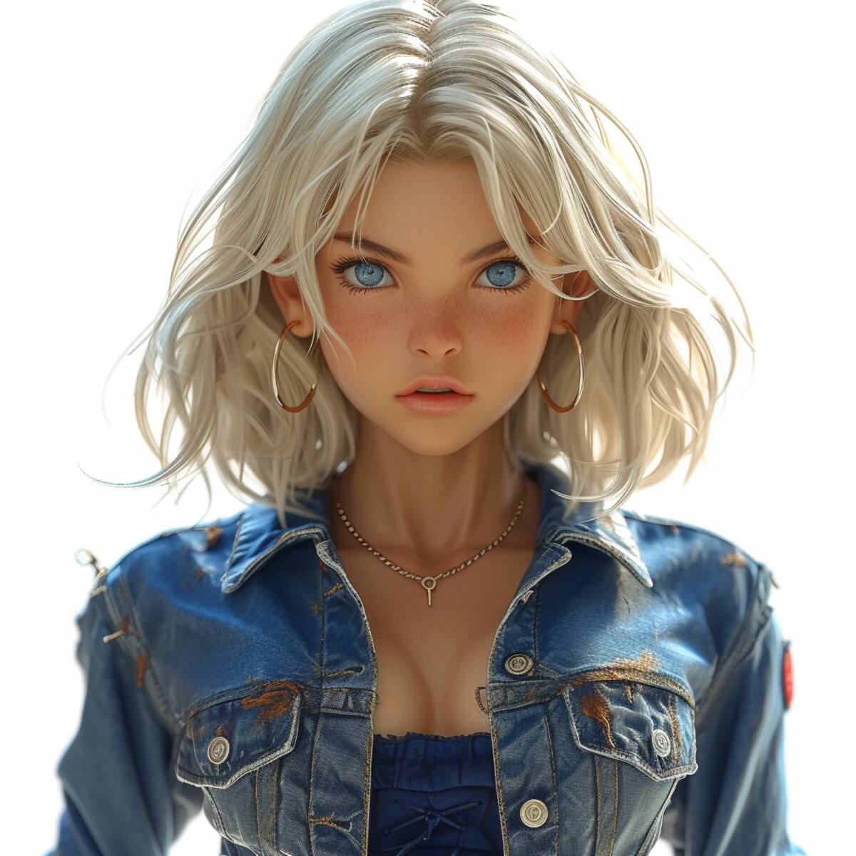 Así se vería la Androide 18 en la vida real según la Inteligencia Artificial de Midjourney