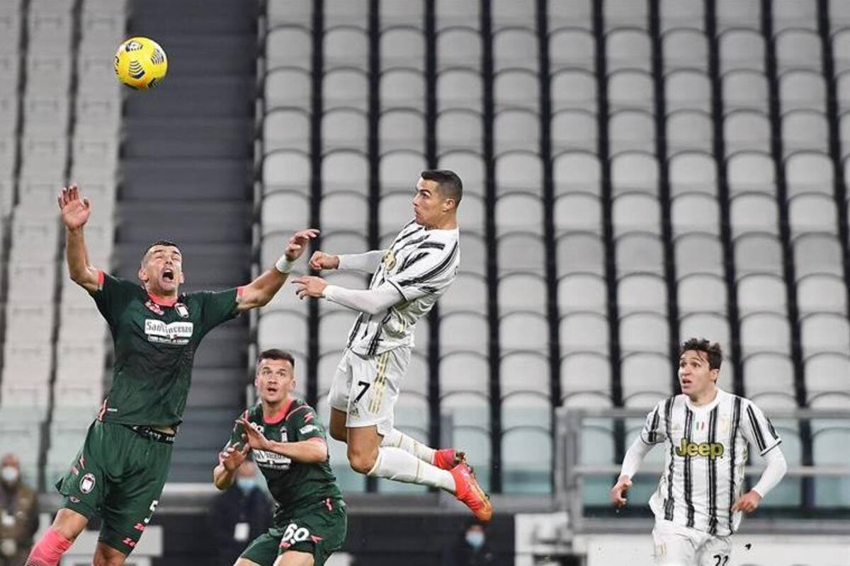 Doblete de Cristiano Ronaldo para la victoria de la Juventus