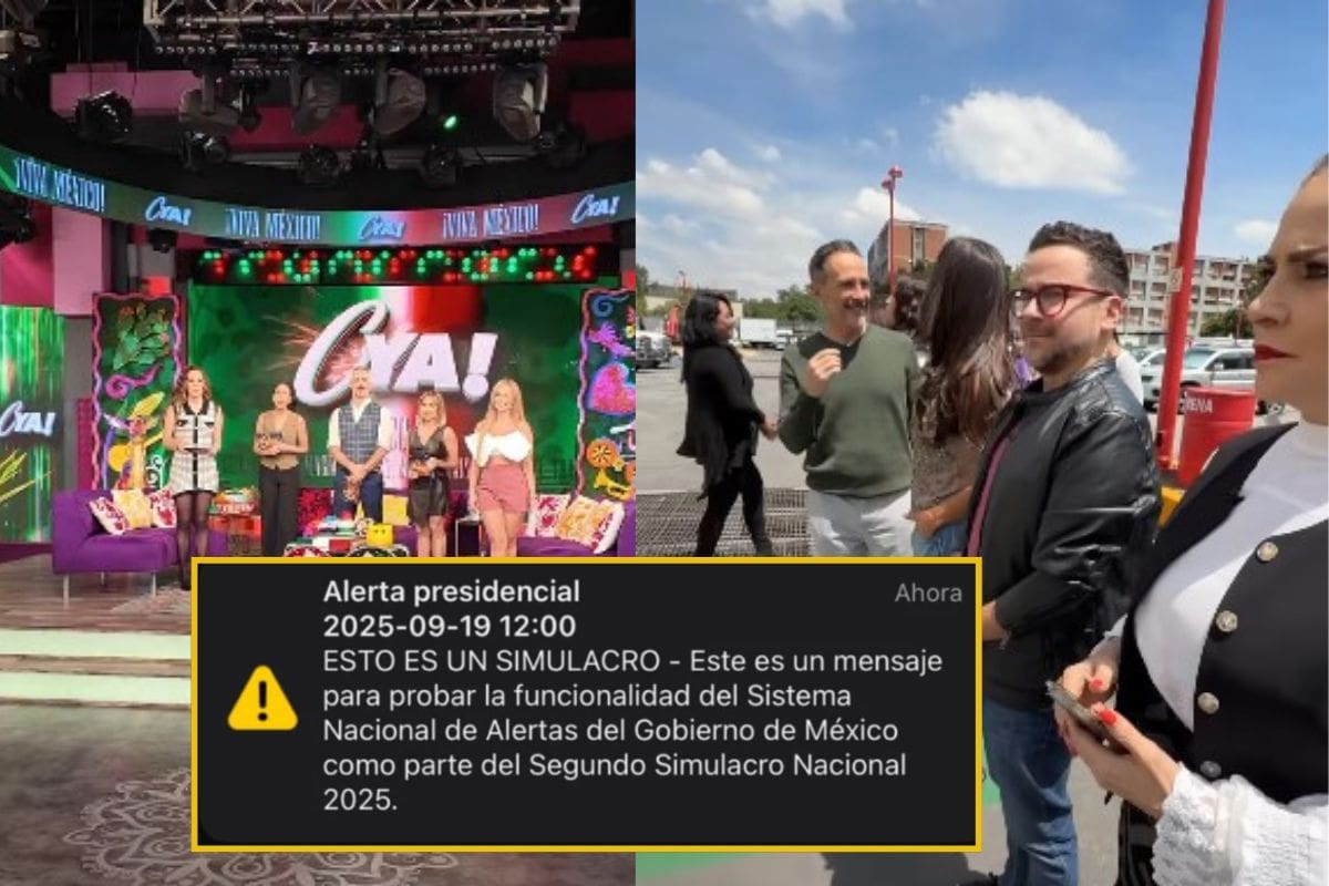 Así vivieron en vivo el simulacro del 19S los conductores de los programas matutinos en vivo