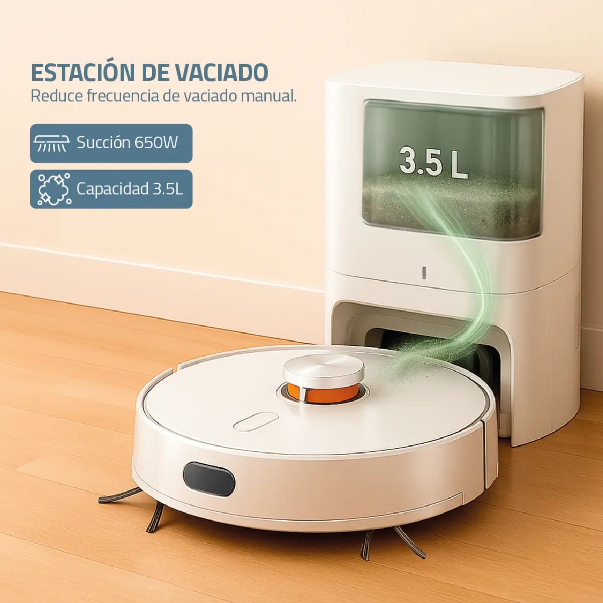 Robot aspiradora y trapeadora Fika Smart | Mercado Libre