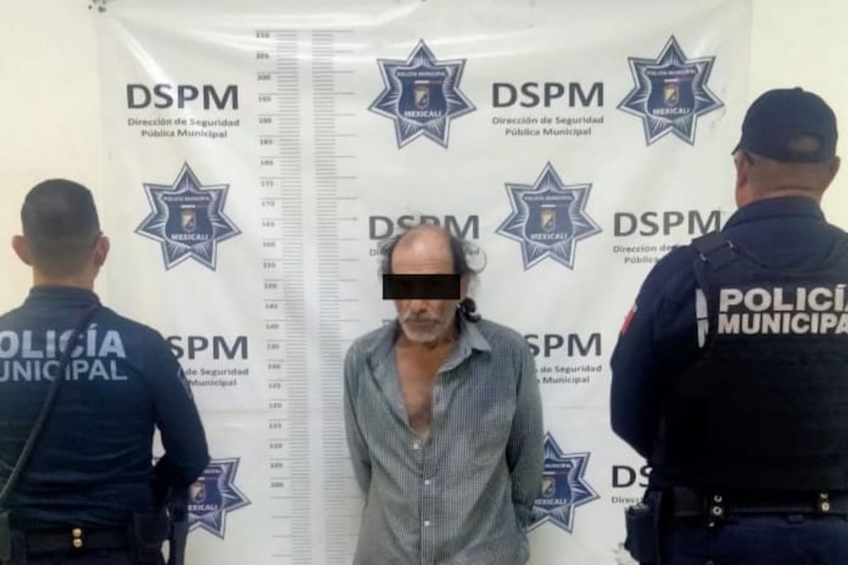 Adulto mayor con orden de aprehensión es detenido tras golpear a una persona