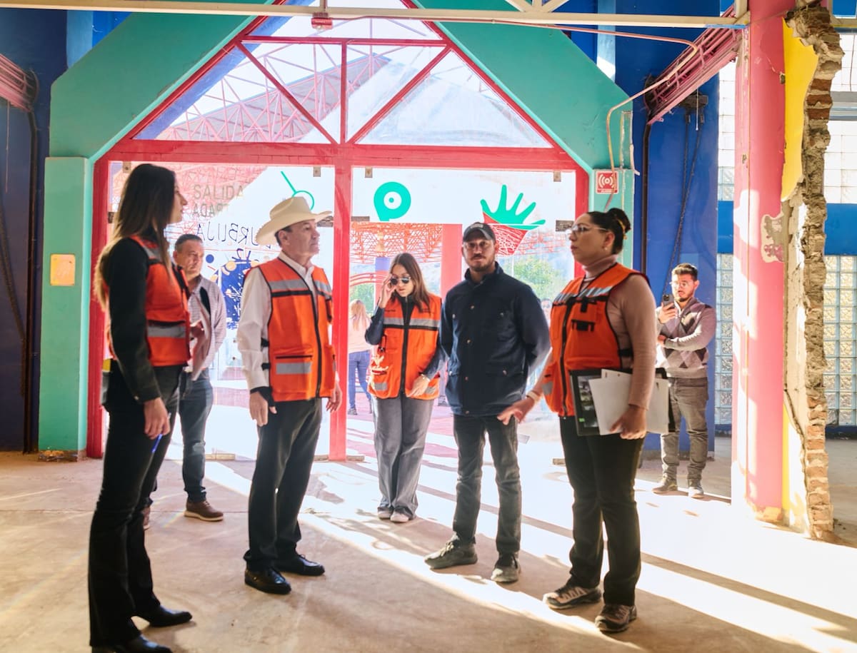 El museo interactivo “La Burbuja” continúa en proceso de rehabilitación como parte de la recuperación del Bosque Urbano La Sauceda. FOTO: ESPECIAL