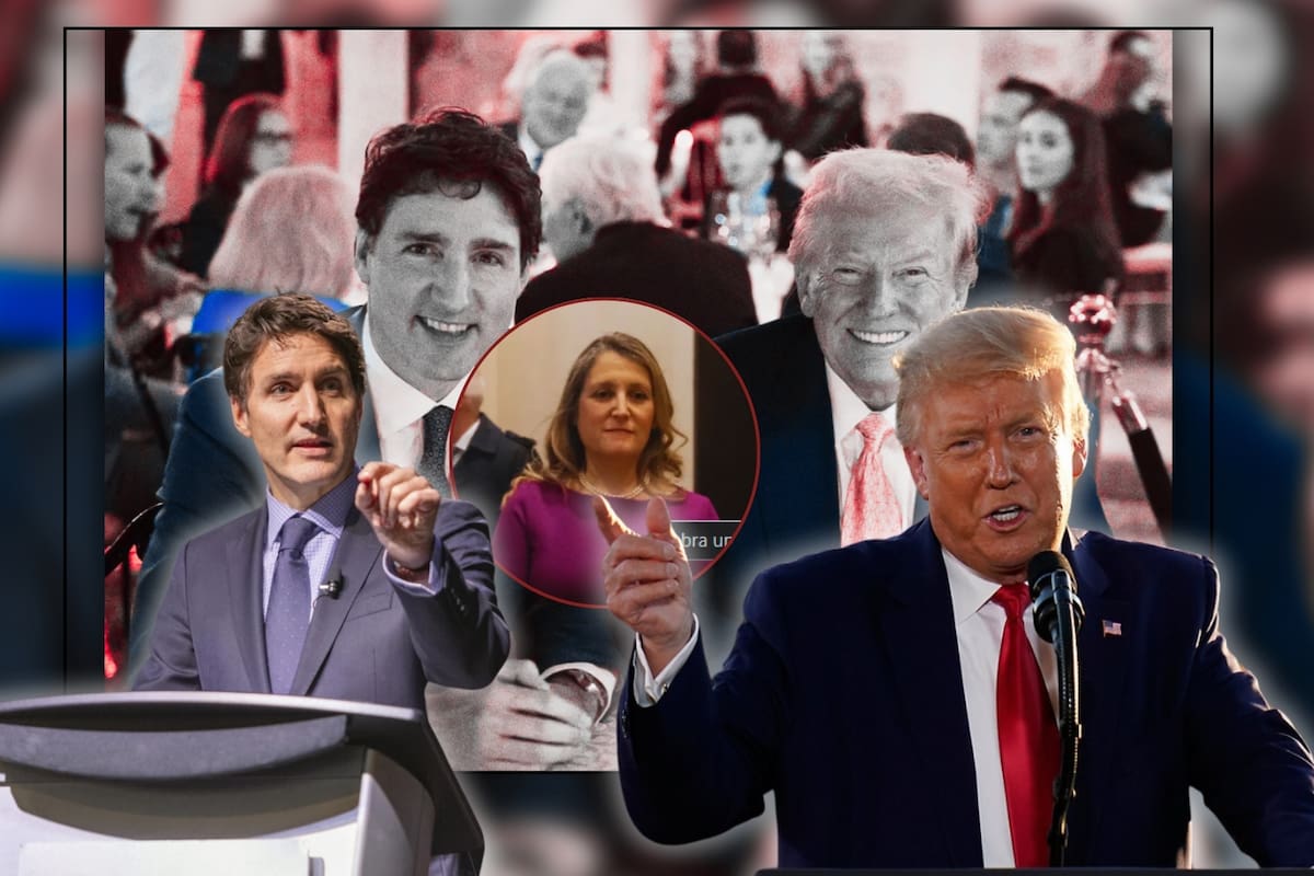 Donald Trump se burla de Trudeau tras renuncia de ministra de Finanzas canadiense: “El gran estado de Canadá está atónito”