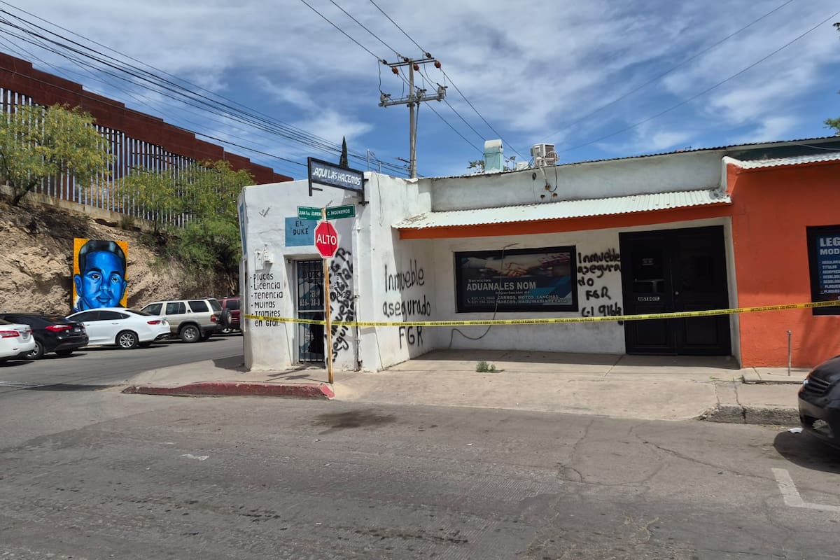 Queda asegurado inmueble comercial de Nogales tras intenso operativo binacional