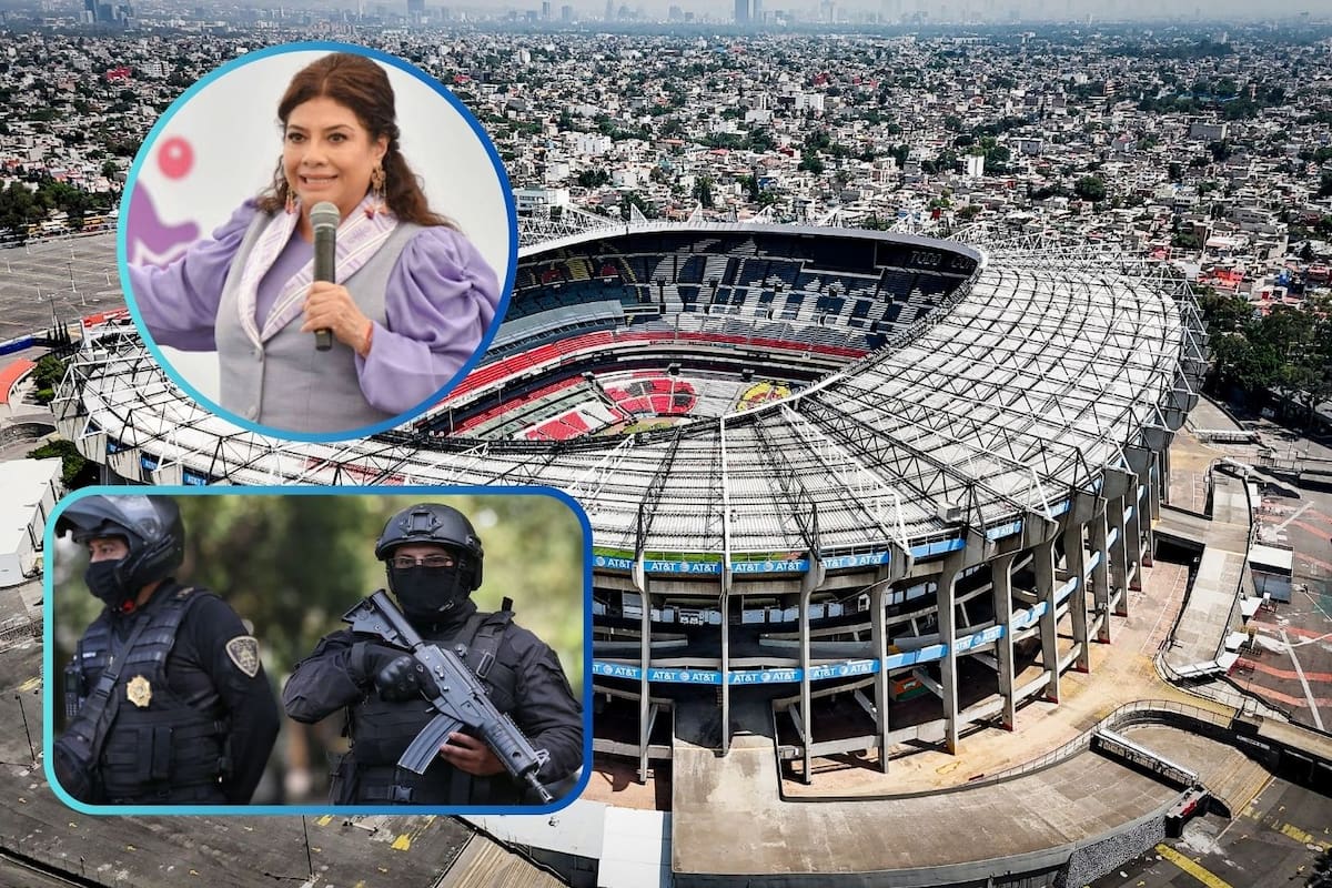 CDMX desplegará más de 10 mil policías por México vs Portugal en el Estadio Azteca