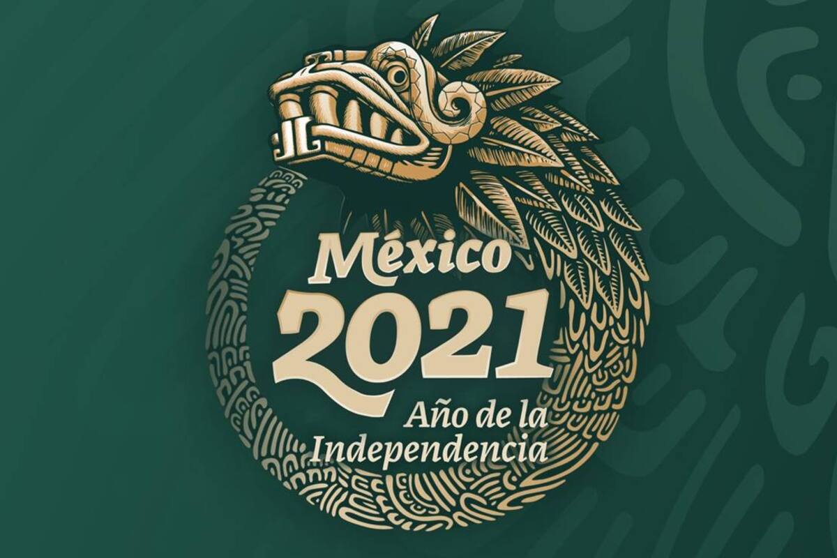 Quetzalcóatl, imagen oficial de las conmemoraciones de 2021