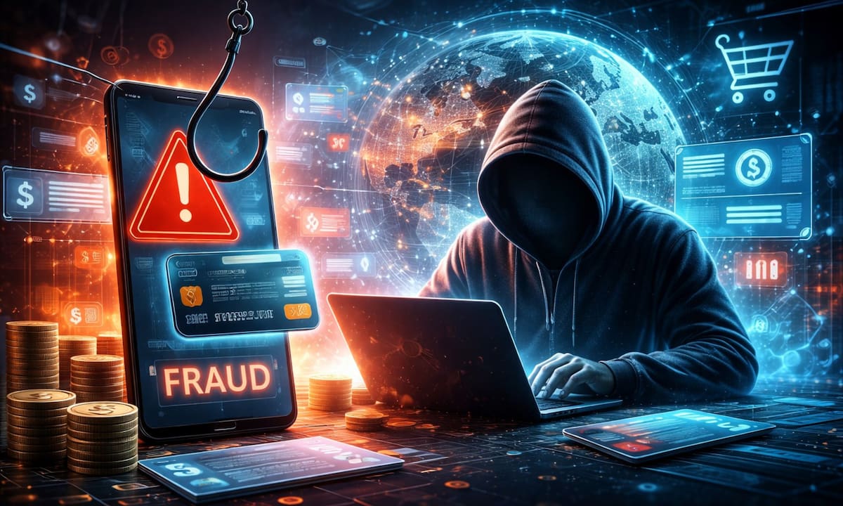 Autoridades dieron a conocer que delincuentes hacen uso de mensajes falsos de Spotify para redirigir a los usuarios a una página similar a la auténtica, donde roban los datos bancarios. | Foto: Imagen hecha con IA