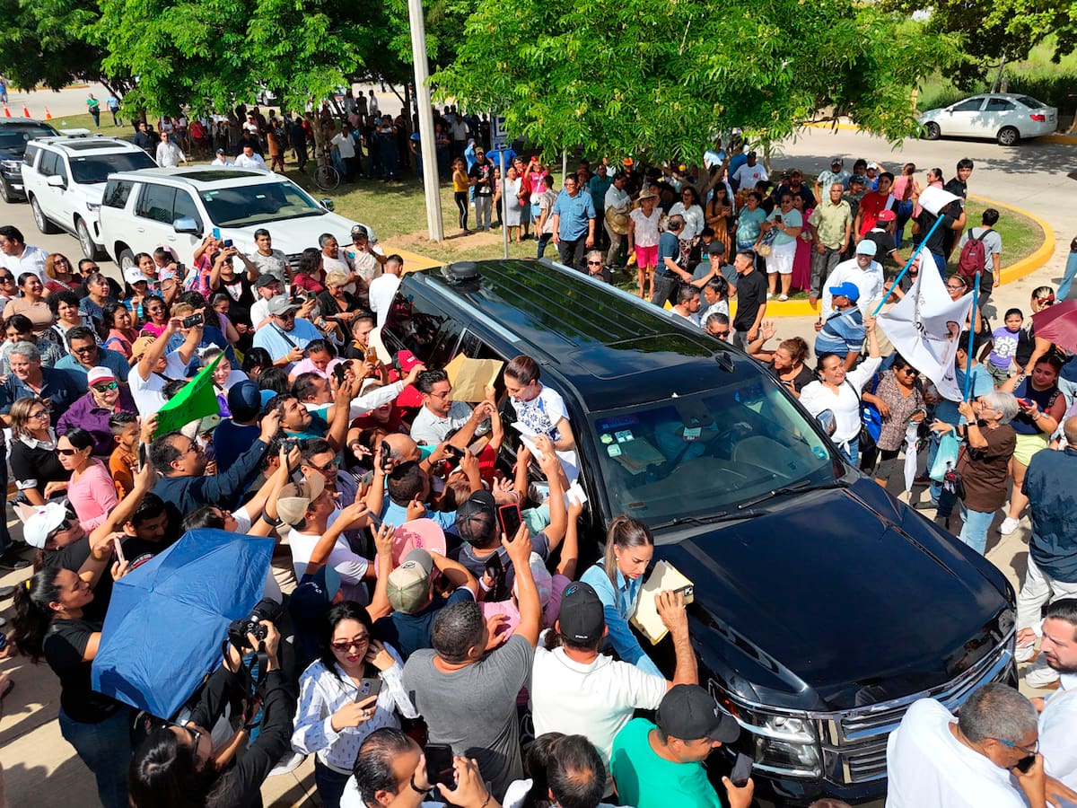 Coatzacoalcos, Veracruz, México, 6 de julio de 2025. La doctora Claudia Sheinbaum Pardo, presidenta Constitucional de los Estados Unidos Mexicanos en la Inauguración Hospital Materno Infantil IMSS-Bienestar Coatzacoalcos. | Foto: Presidencia