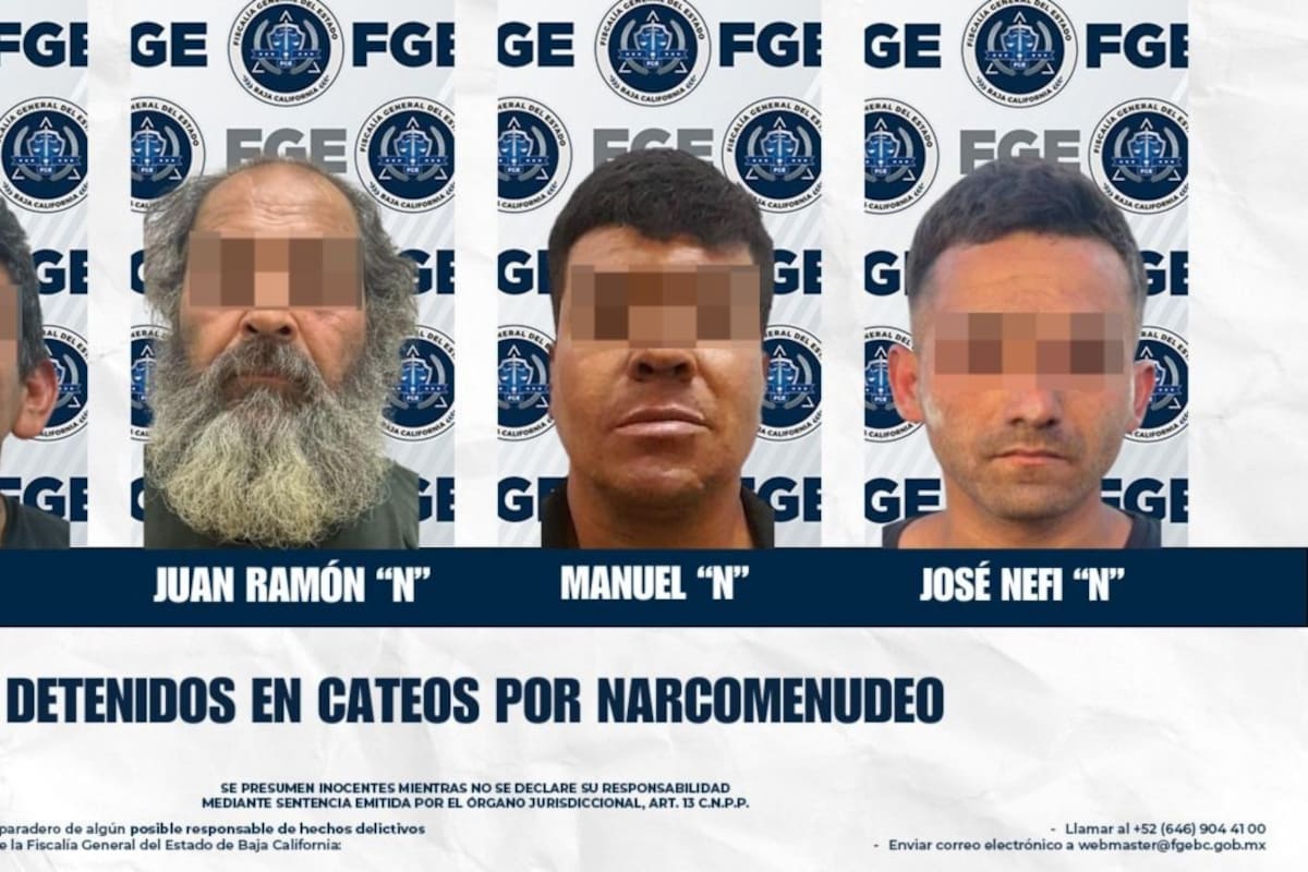 Detienen a cuatro durante cateos por narcomenudeo