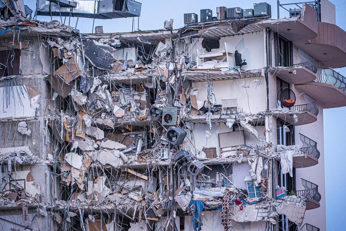 VIDEO: Momento del derrumbe de edificio en Miami Beach; hay 51 desaparecidos y un muerto confirmado