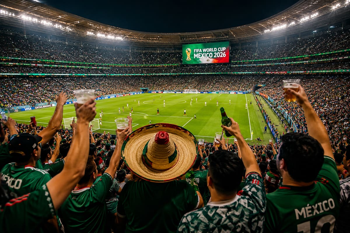 Mundial 2026 podría generar 2 mil 730 millones de dólares en México y hasta 65% del gasto de aficionados se destinaría a cerveza y bebidas alcohólicas, estima Deloitte